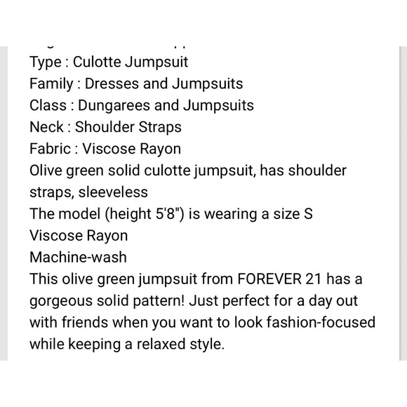 Forever 21 Culotte Jumpsuit - Picture 5 of 6